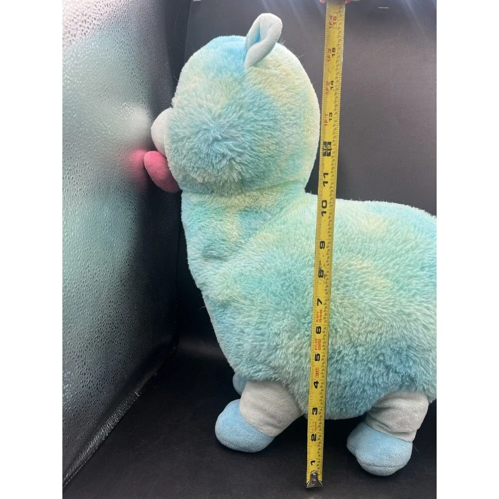Kellytoy Aqua Llama Alpaca Plush 15” XOXO Heart Valentine Stuffed Animal